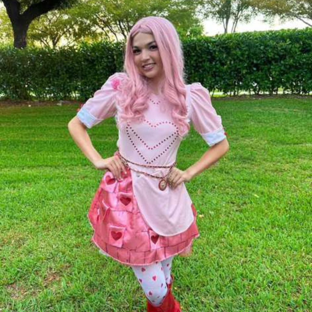 Pink Girl Fantasy Character